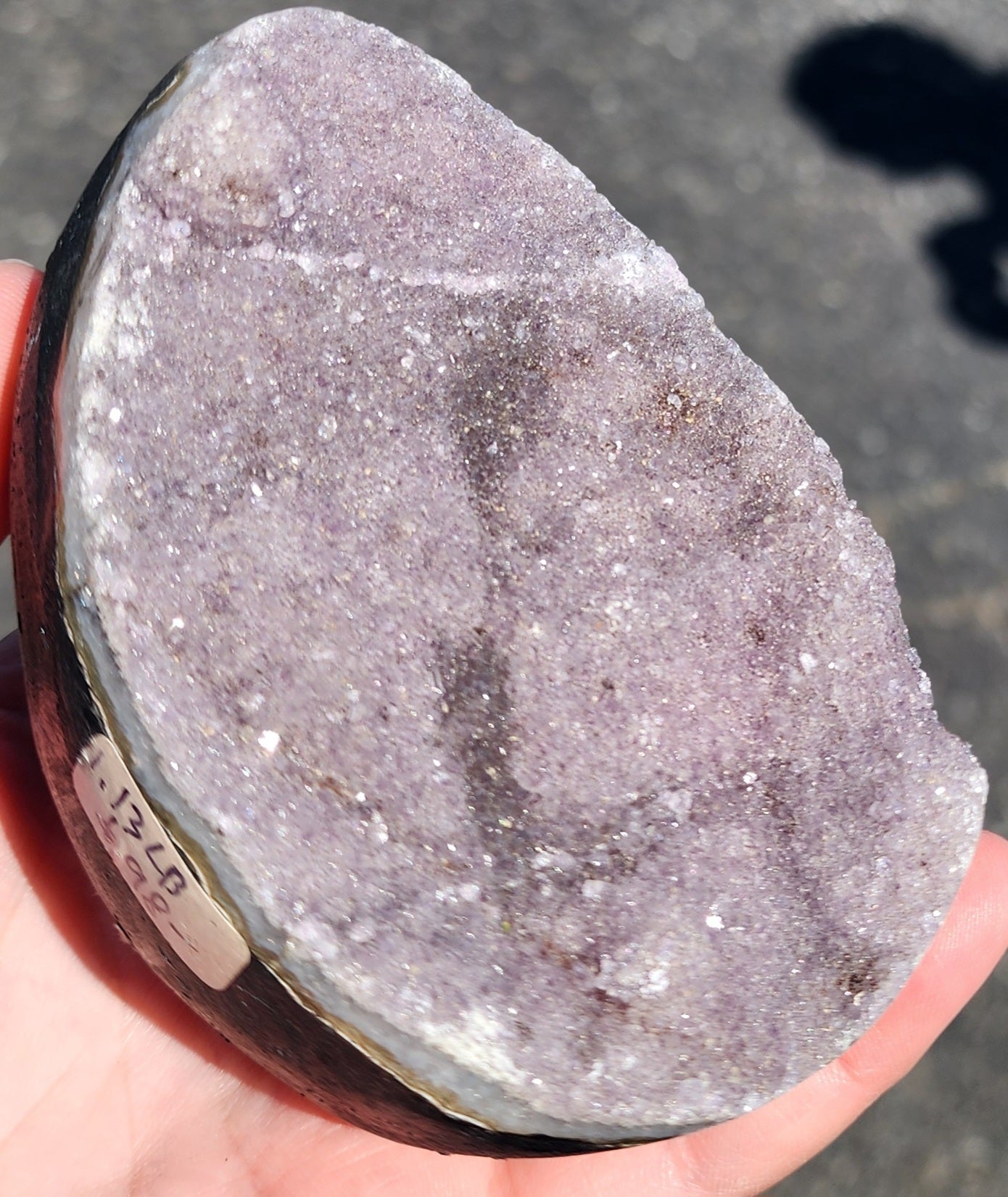 Amethyst Druzy Egg