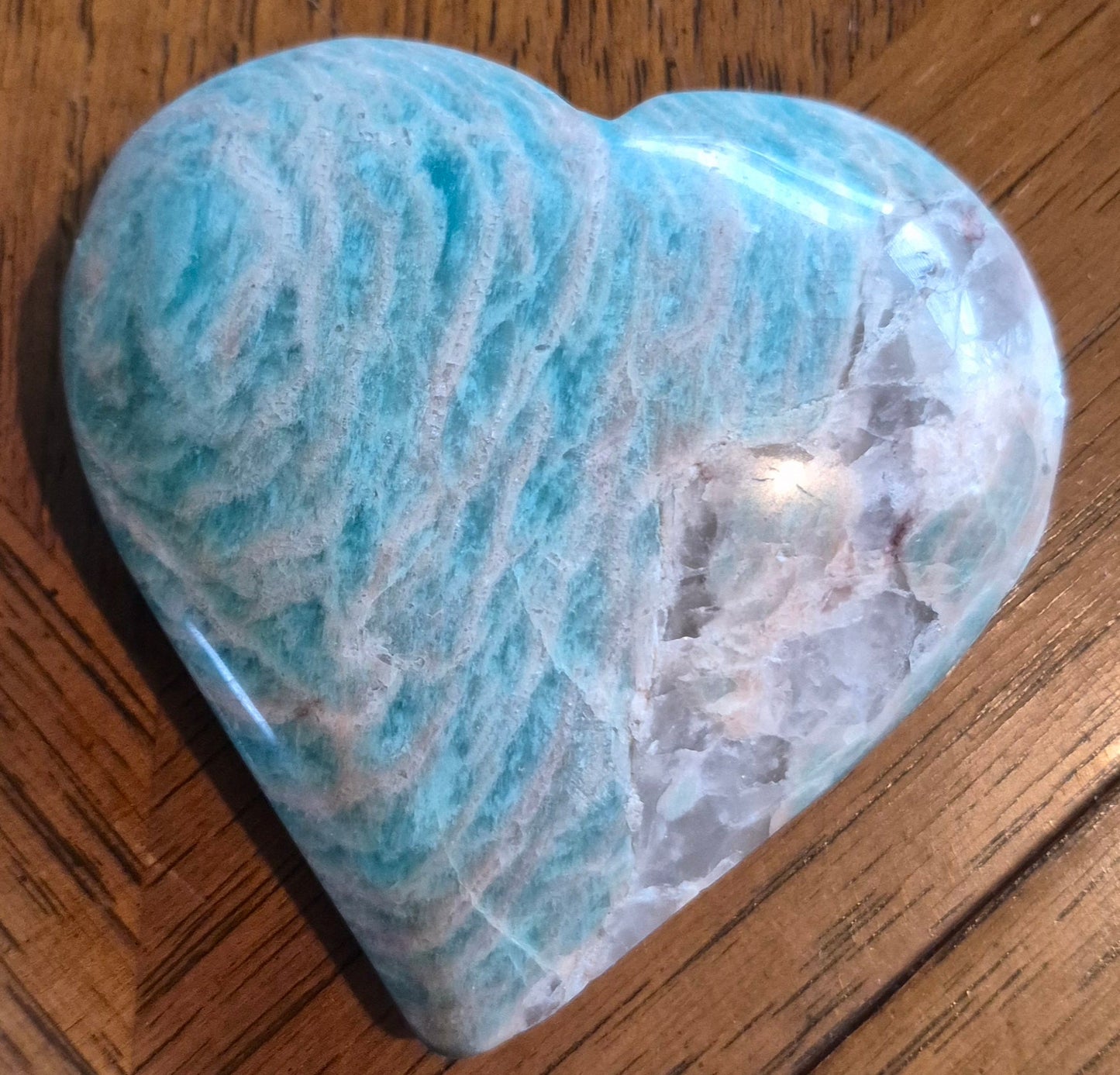 Amazonite Heart