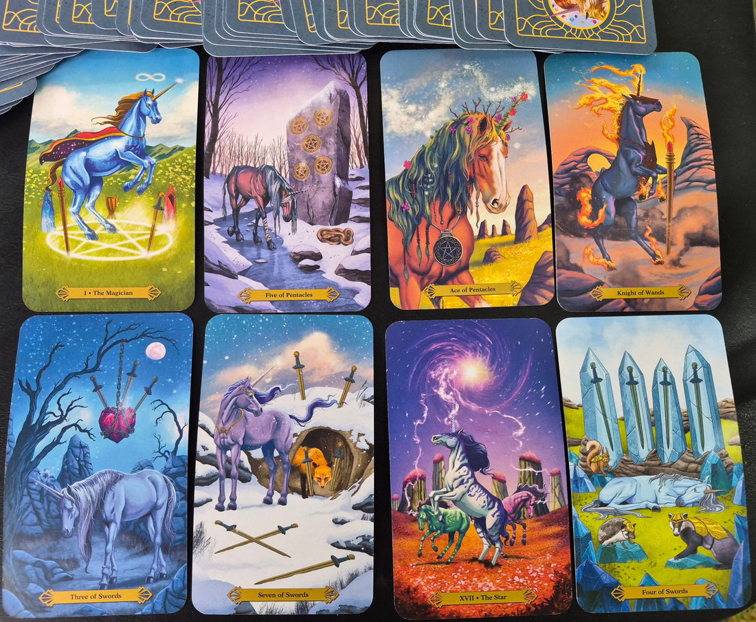 8-card Unicorn Tarot spread for the Autumn Equinox Daily Collective Reading – September 22, 2026