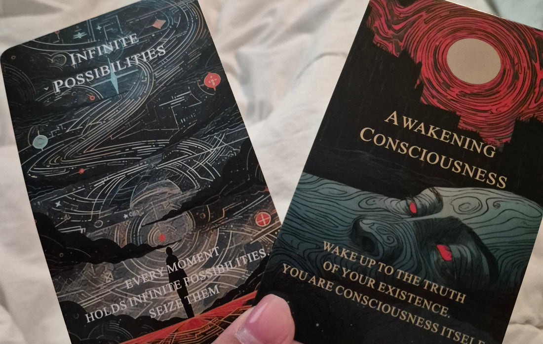 Two oracle cards: Infinite Possibilities and Awakening Consciousness – Daily Collective Reading June 26 2026