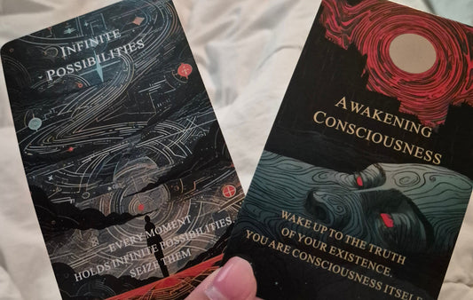 Two oracle cards: Infinite Possibilities and Awakening Consciousness – Daily Collective Reading June 26 2026