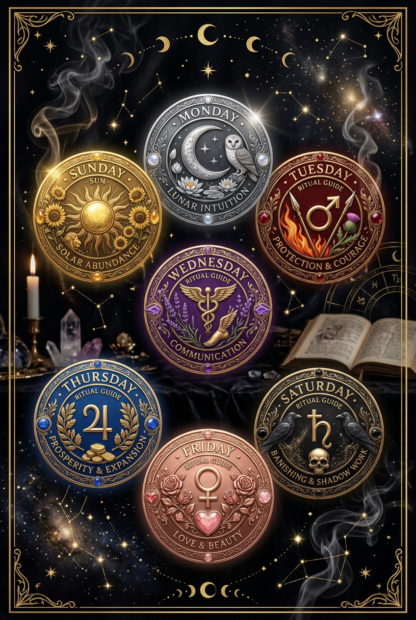The Magic of Each Day: Weekly Spiritual Correspondences, Rituals & Their History
