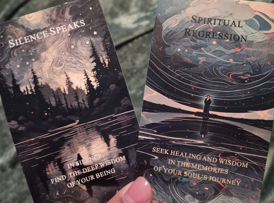 Daily collective reading cards: Silence Speaks and Spiritual Regression