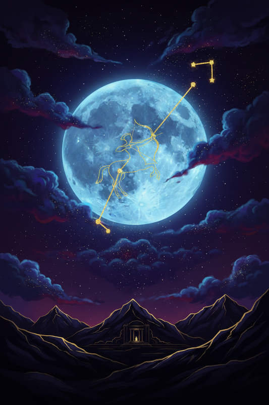 🌕 Full Blue Moon in Sagittarius | June 2026 – Meaning, Magic & Ritual Workings
