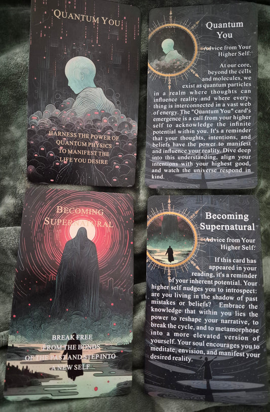 Daily Collective Reading May 21 2026 – Quantum You and Becoming Supernatural oracle cards