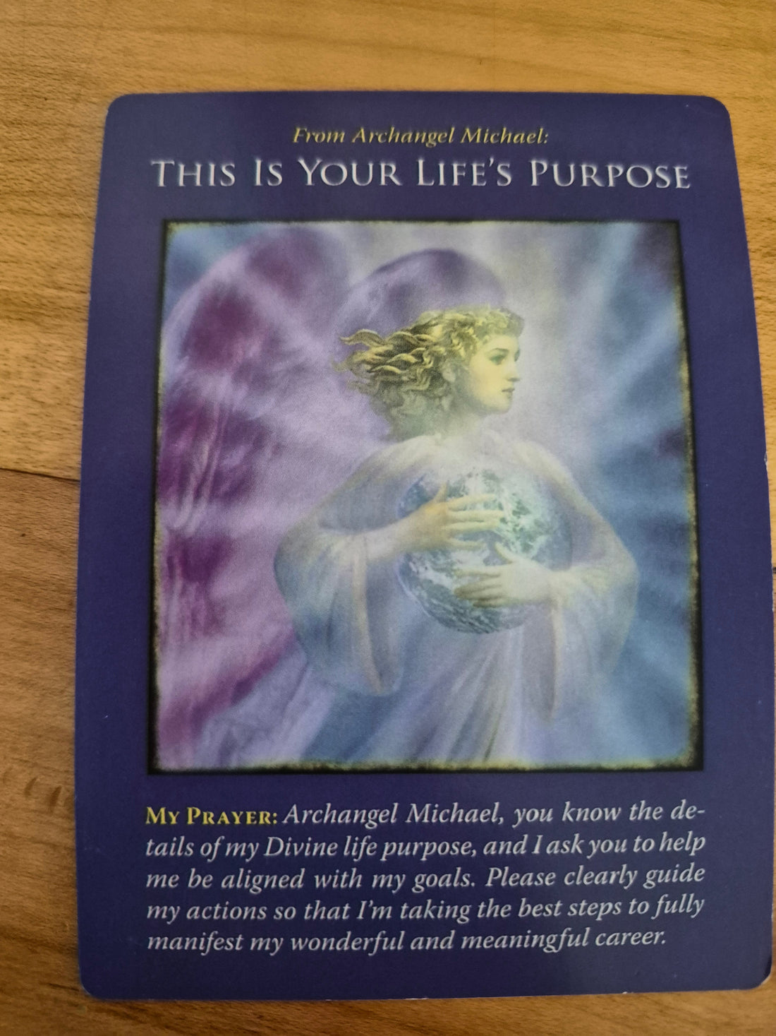 Archangel Michael oracle card – This Is Your Life's Purpose