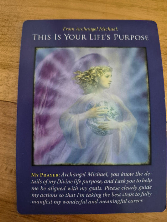 Archangel Michael oracle card – This Is Your Life's Purpose