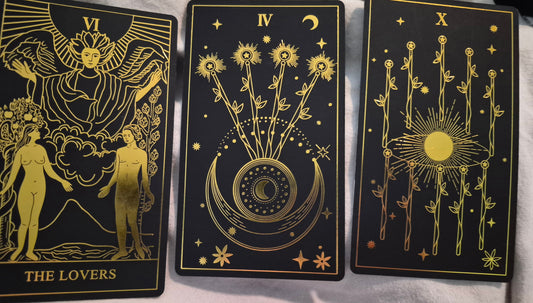 Daily collective tarot reading – The Lovers, Four of Wands, Ten of Wands – June 15, 2026