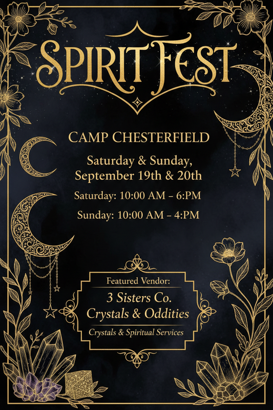 We're Vendors at Spirit Fest at Camp Chesterfield — September 19th & 20th!