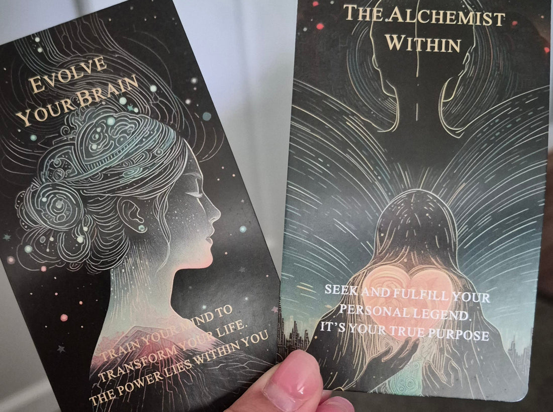Daily collective oracle reading cards: Evolve Your Brain and The Alchemist Within
