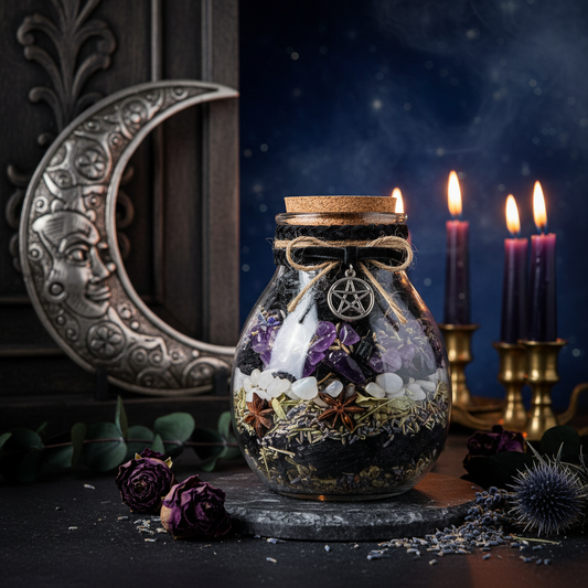 Psychic Protection for Dream State Blessing Jar