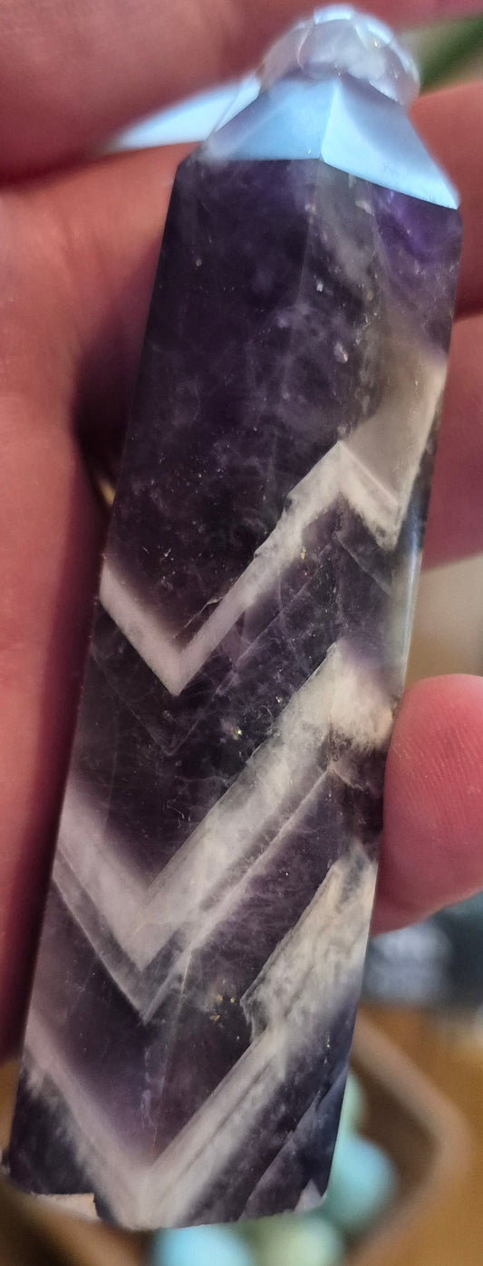 Chevron Amethyst Tower